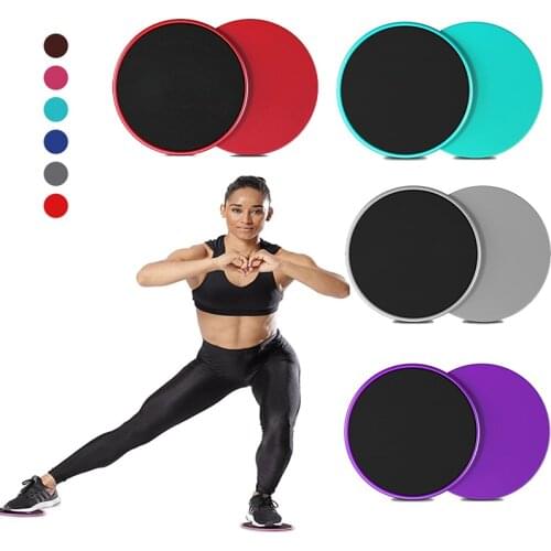 2pcs Gliding Discs Sliding Gliding Fitness Discs Abdominal Exercise Sliding Plate Yoga Gym Abdominal Core Slider Training Tools