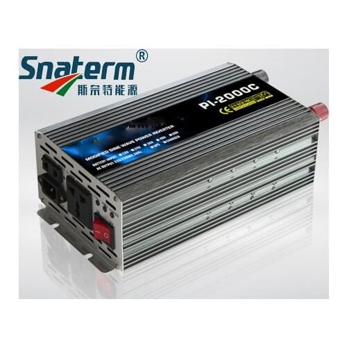 2000W UPS Off grid inverter 12/24/48VDC to AC220V-240V 50HZ60HZ modified sine wave inverter with AC charger and UPS function