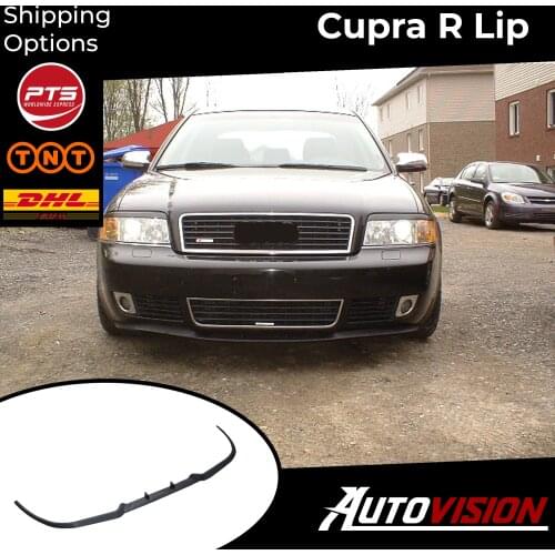 For AUDI A6 / S6 / RS6 C5 CUPRA R FRONT SPOILER BUMPER LIP Euro Spoiler Lip Universal 3 pcs Body Kit
