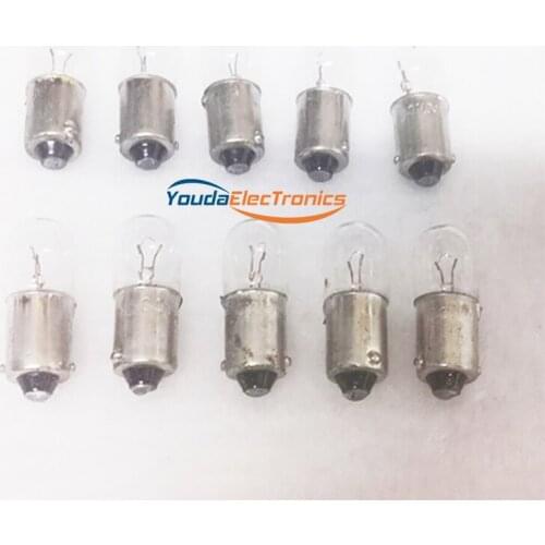 50pcs 6.3V 150mA 0.15A tube radio dial indication Lamp Light Bulb BAYONET pin base