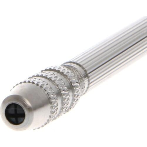 Useful Steel Double Spiral End Pin Vise Tong For Jewelry Craft Hobby Drill Tool HX6F