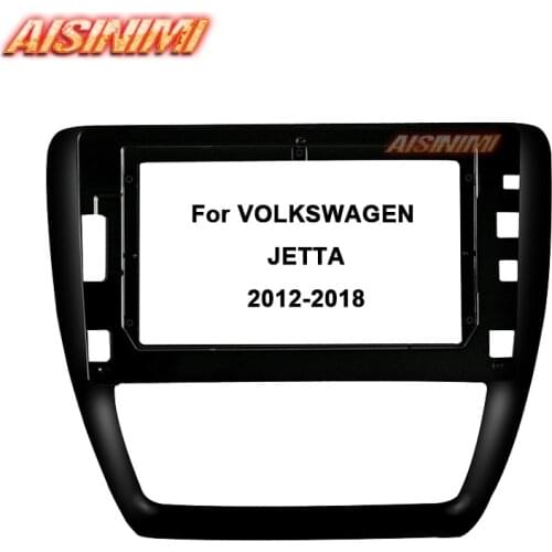 Aisinimi Car DVD frame 10.1 inch FOR VW Jetta 2012 2013 2014 2015 2016 2017 2018 2 Din stereo