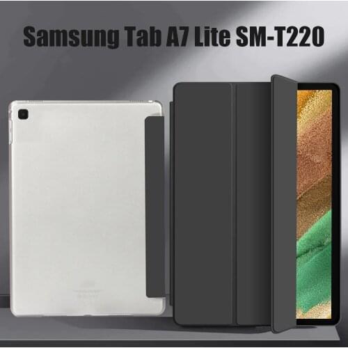 For Samsung A7 Lite 8.7" SM-T220 2021 case SM-T225 tablet Stand Coque Cover for Galaxy Tab A7 10.4 inch 2020 SM-T500 SM-T505
