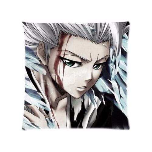 Custom Japanese Anime Cartoon Bleach Hitsugaya Toushirou Throw Square Pillowcase Soft Nice Bedding Pillow Slips Free Shipping