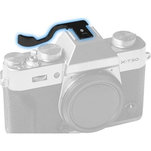 Feichao Mini Hot Shoe Cover Camera Plate Hand Thumb Up Grip for Fujifilm Fuji XT-10 XT10 XT20 XT-20 XT3 XT2 X-T1 X-T30 Aluminum