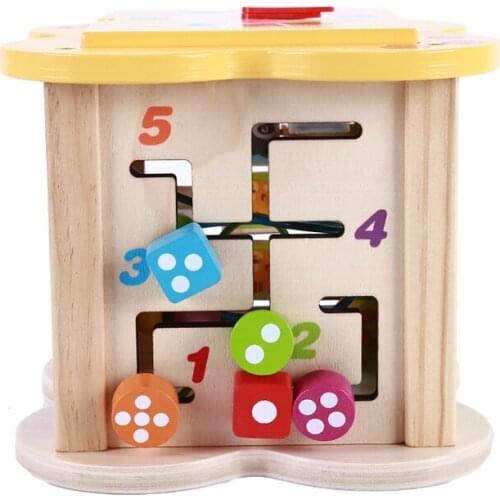 New Classic Multi Shape Sorter Block For Kids Wooden Educational Puzzle Toy Box Montessori For Children