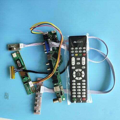 For LP141WX3-TLR1 Module TV Controller Board AV VGA Mother Board 1 lamps 14.1" Digital Signal 30pin Resolution 1280X800
