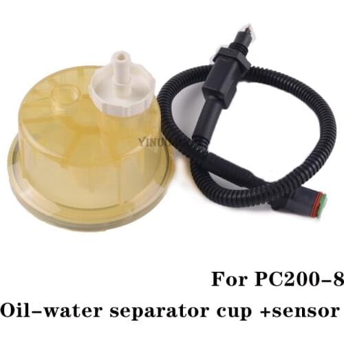 Suitable for Komatsu PC200/210/220/240-8 oil-water separator water cup + sensor set made in China
