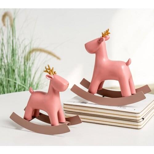 RESIN STATUE ORNAMENT CUTE TROJAN HORSE ANIMAL MULTICOLOR OPTIONAL DESK DECORATION CRAFTS HOME DECORATION ACCESSORIES MODERN