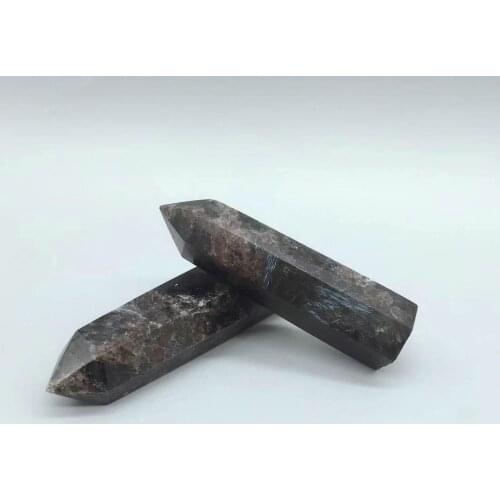 6-7cm Natural Crystal Point Astrophyllite Healing Stone Quartz Tower Fireworks stone Ornament for Home Decor Reiki Energy Stone