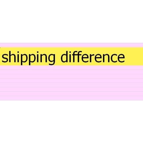 Shipping difference 30