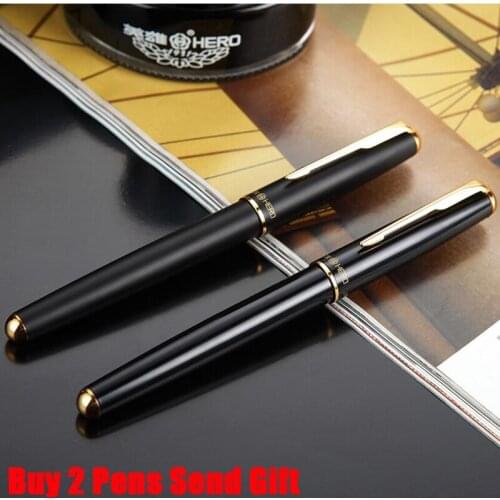 New Arrival Brand Hero 5020 Metal Ink Fountain Pen Business Executive Writing Gift Pen Buy 2 Pens Send Gift