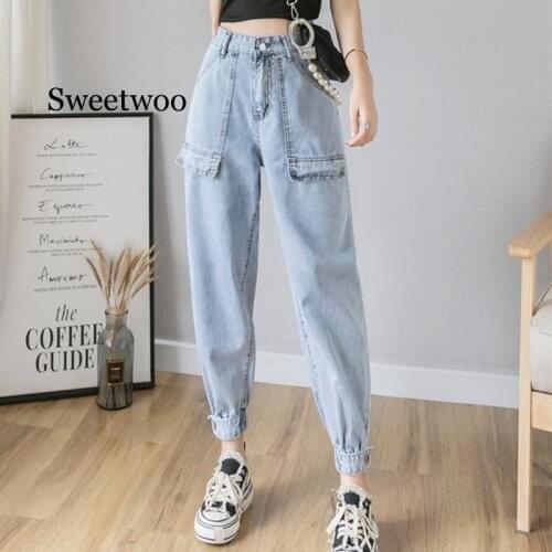 Широкие джинсы SWEETWOO China At AliExpress