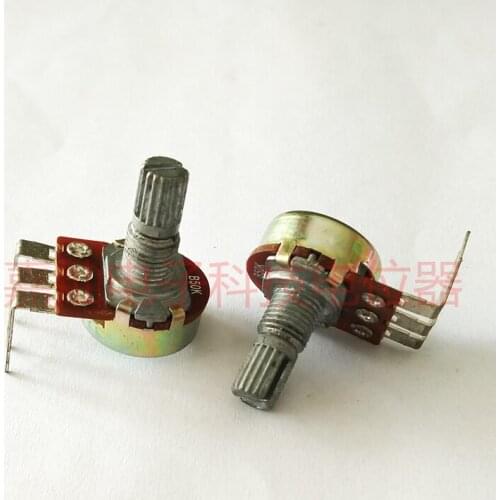 Vertical Vertical Large Outer Bending High Foot 3-pin Single Potentiometer JC148D Type Variable Potentiometer 10k 20K 50K