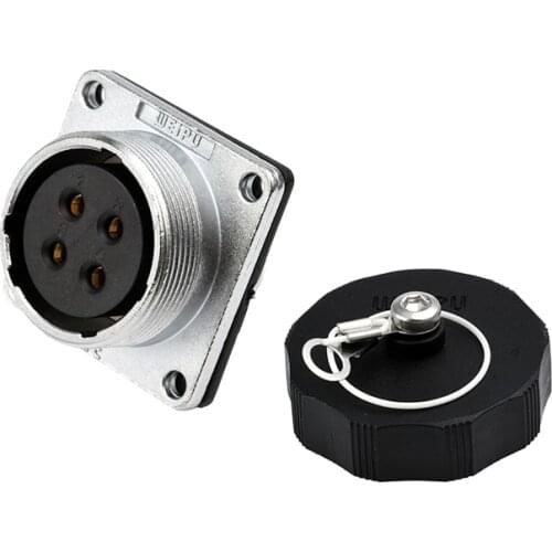 WEIPU WS24 Z IP67 Waterproof Automotive Power Connector Male Socket PCB Panel Bulkhead Female Jack Adapter 2pin 3 4 10 12 19 Pin