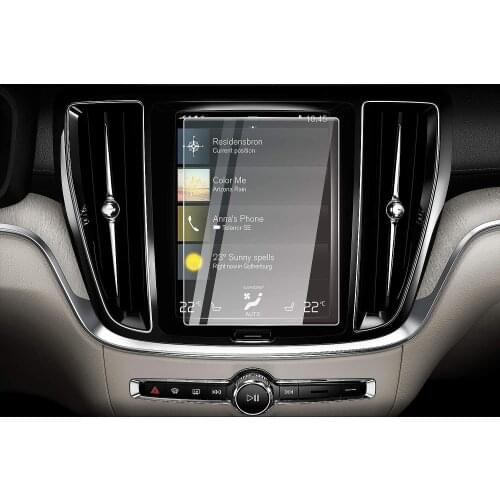 Center Control Navigation Touch Screen Protector for Volvo S60 V60 XC40 8.7IN, Tempered Glass HD Scratch Resistance