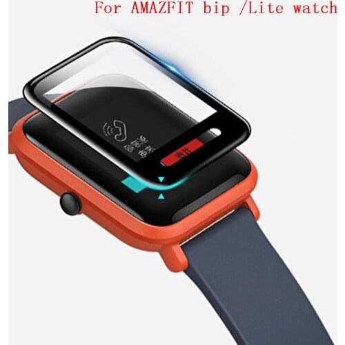 1/3PC Clear Ultra Film Tempered Glass Screen Protector For Huami AMAZFIT bip Lite Youth Smart Watch Band Strap Accessories Cover