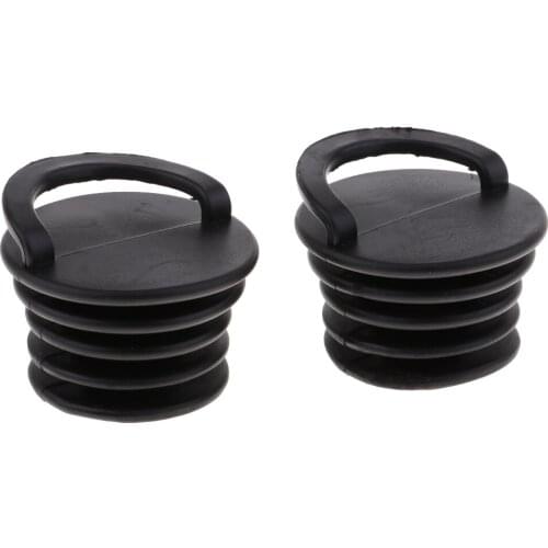 2er Kayak Scupper Plug Set Canoe Drain Holes Stopper 50x40x30mm