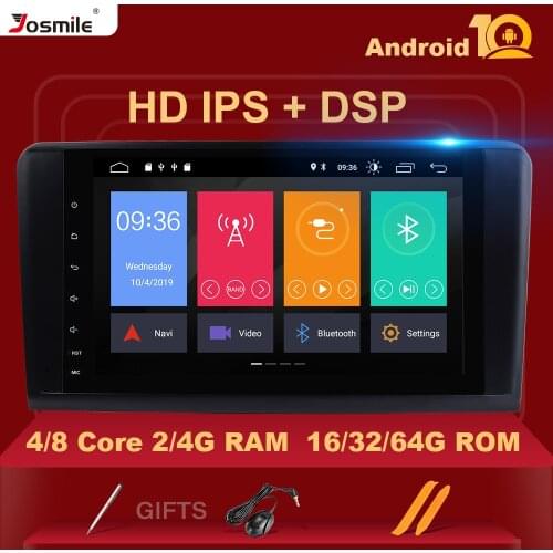 DSP2 Din Android 10 Car Multimedia Player For Mercedes Benz CLASS ML W164 X164 ML350 ML300GL500 ML320 ML280GL350 GL450 GPS Radio