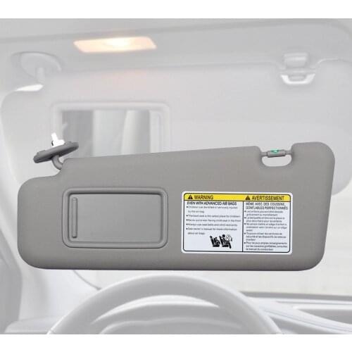 Car Sun Visor With Mirror Left Driver Side Without Sunroof For Toyota Highlander 2008 2009 2010 2011 2013 74320-48500-B0