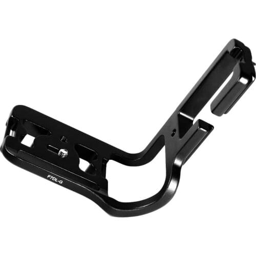 F7DL-G Camera Quick Release L Plate Bracket For Canon 7D with BG-E6 Battery Grip Arca Swiss Compatible
