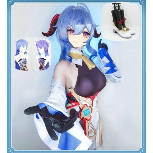 Custom Size Game Genshin Impact Ganyu gan yu Cosplay Costume Halloween