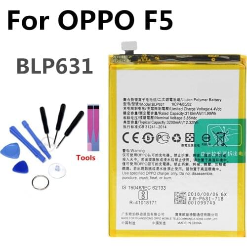 Joliwow Oppo F5 Phone Batteries