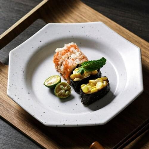 Japanese-style ceramic irregular dishes, snacks, dessert dishes, fruit dishes, creative tableware dishes