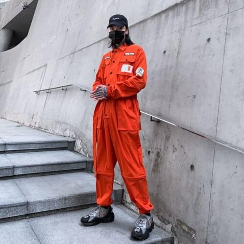 Oversized Pockets Overalls for Men 2021 Fashion Trends Jumpsuit Clothes Teens Hip Hop Cargo Pants Japanese Harajuku Streetwear