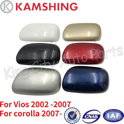 CAPQX For TOYOTA VIOS 2002-2007 Side Rear View Mirror Cover Rearview Mirror Housing Reversing Mirror Garnish Cap Shell