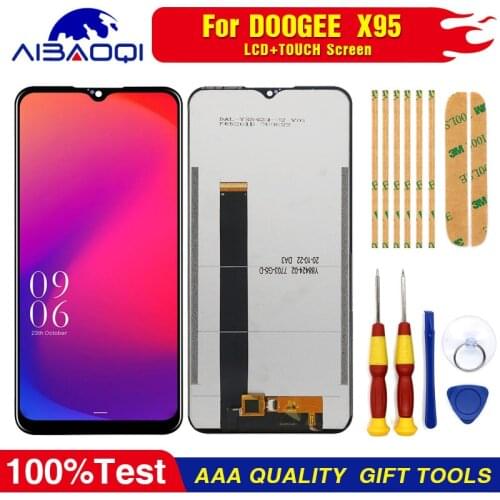 New Original Touch Screen LCD Display LCD Screen For DOOGEE x95 Replacement Parts + Disassemble Tool