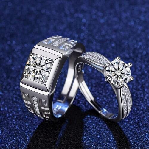 Engagement moissanite rings for women 925 sterling silver jewlery sets rings for women jewelry customized ring personalized