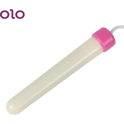 OLO Dildo Vibrator USB Heating Warming Rods Male Masturbation Cup Sex Doll Fake Vagina Heating Wand Sex Toys for Men