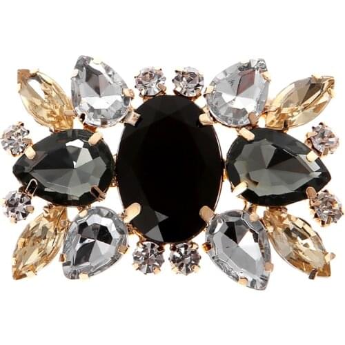 2Pcs Rhinestone Wedding Bridal Shoe Clips Accessory DIY Decoration Vintage Style