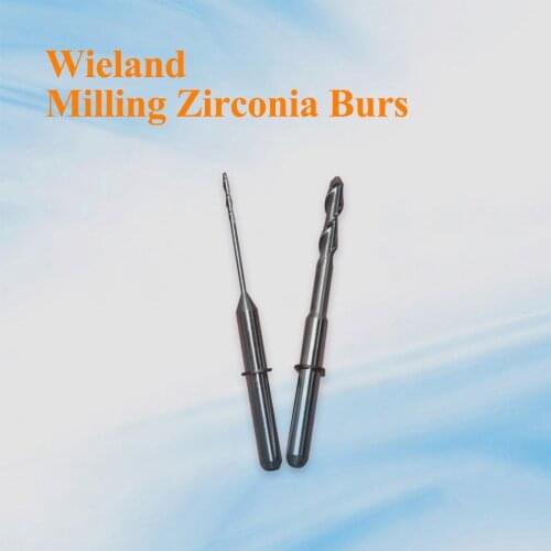 5pcs Wieland Mini L40mm CAD CAM Milling Burs Ball End For Zirconia , DLC Coating / No Cpated Burs