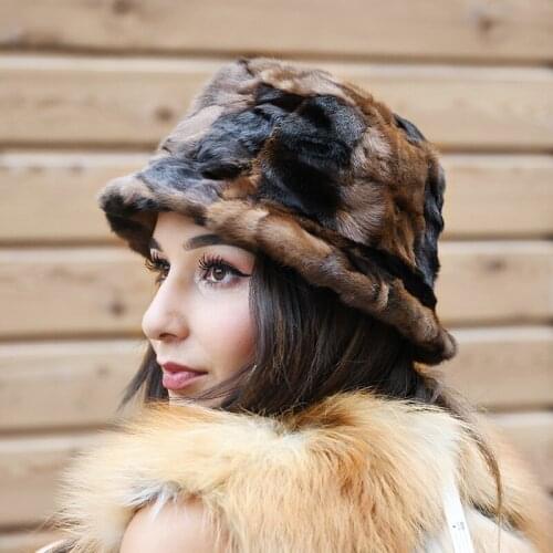 CX-C-173A Women Promotional Mink Fur Russia Style Winter Hat