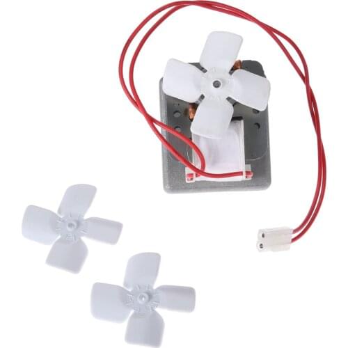 2.0 RPM Grill Replacement Barbecue Auger Motor with 2pcs Fan Blade fit for Pit Boss& Traeger Wood Pellet Grills