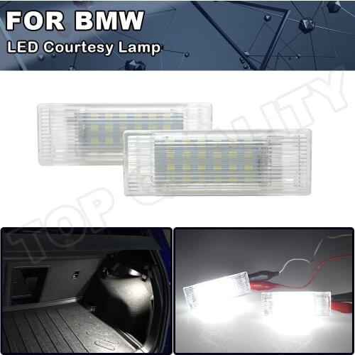 2x White Led Door Courtesy Lights Error Free Welcome Replacement Lamp For BMW F20 F21 F30 F31F34 F32 F10 F11 F07 F15 E84 F26