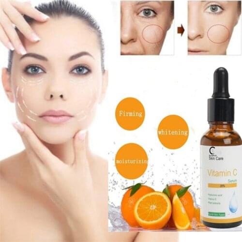 GPGP Greenpeople 10ml Pure Vitamin C Hyaluronic Acid Serum Skin Care 20% For Face Anti Aging Essential Oil Moisturizing Cream