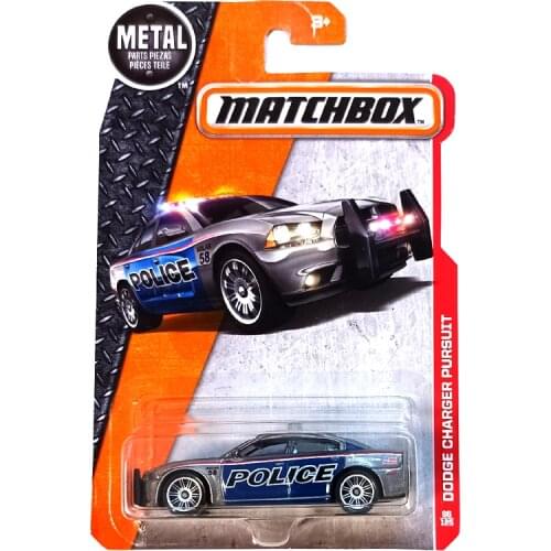 Matchbox Car 1:64 Sports Car Dodge Charger Pursuit Metal Material Body Race Car Collection Alloy Car Gift