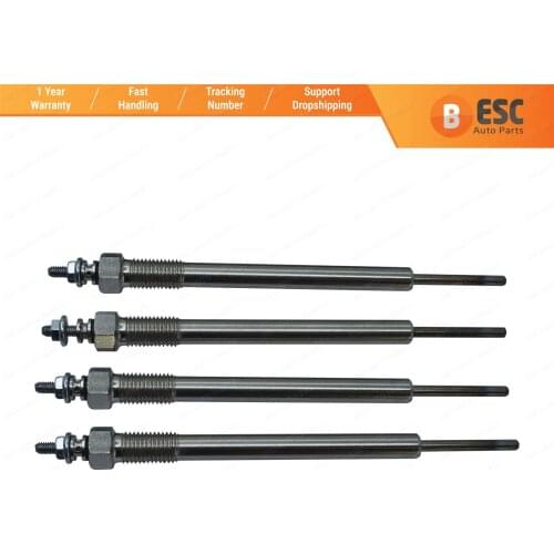 ESC EGP70-1 4 Pieces Heater Glow Plug 11 Volts 367104 A000 for Kia Hyundai Accent 2.5 CRDI