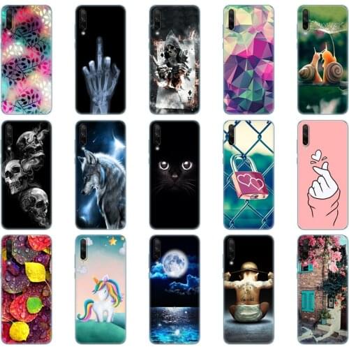 For HONOR 30i Case Soft TPU silicon Back For Huawei Honor 30i Case LRA-LX1 Phone Cover Honor30i 30 i Bumper 6.3inch Coque Cat