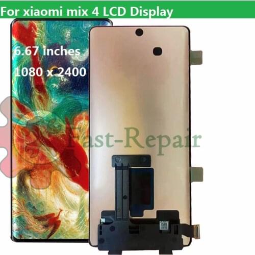 6.67 inch original For XIAOMI MIX 4 lcd Display touch Screen Digitizer assembly For Mi mix4 Mix 4 LCD for mix 4 Touch panel