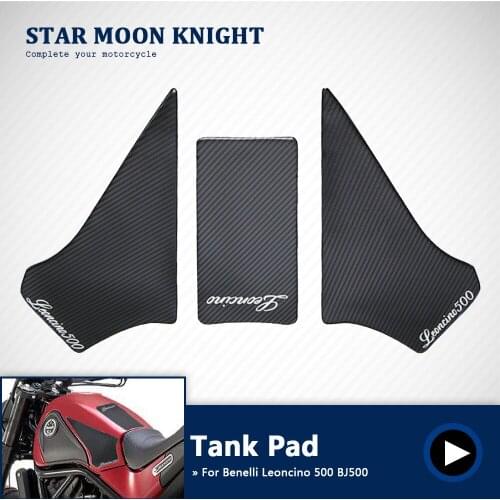 For Benelli Leoncino 500 Leoncino500 BJ 500 BJ500 Motorcycle Anti slip Tank Pad Sticker Pad Side Gas Knee Grip Protector