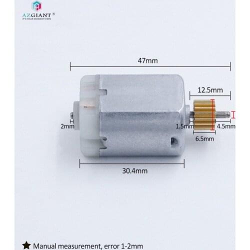 AZGIANT 16T 280 Micro Mini Engine Motor 12V Carbon Brush Door Lock Actuator Motors