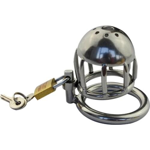 Stainless Steel Male Chastity Device,Cock Cages,Chastity Belt,Penis Ring,Penis Lock,Adult Game,Cock Ring A080