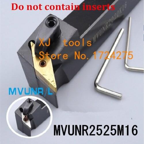MVUNR2525M16/ MVUNL2525M16 External Turning Tools Holder,CNC tools,Lathe cutting machine tool holder for VNMG160404 Inserts