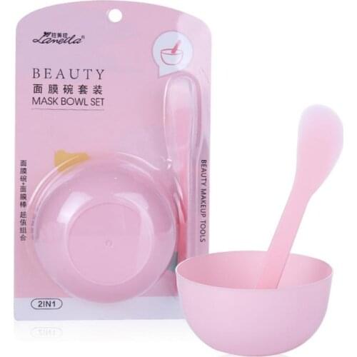 Lameila DIY Mask Tool Bowl Set Mask Bowl Stick Combination Two-piece Set Stirring Rod Set Silicone Stirring Rods Stick