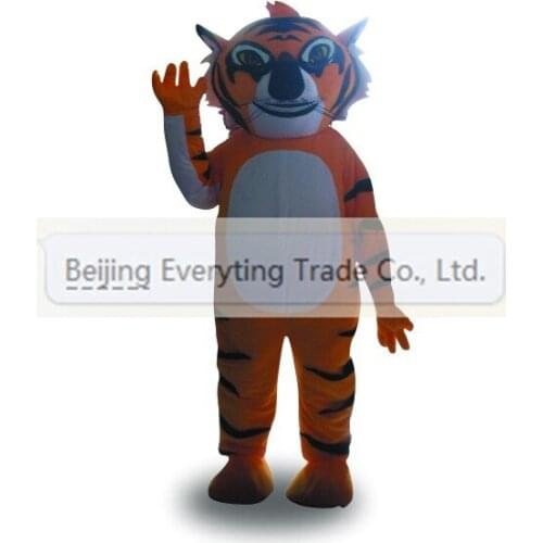 New arrival 2017 Adult cuter little tiger mascot fancy dress costumes Halloween party costumes
