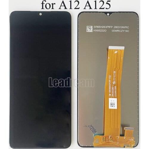 Original LCD Display For Samsung Galaxy A12 A125F A125F LCD with touch screen digitizer Assembly replacement Repair Parts